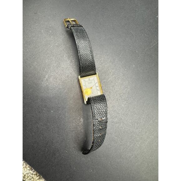 Citizen CQ 4031-893743 Quartz Analog Ladies Watch Gold Tone Black Leather Band main image 5